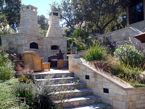 Wood Outdoor Kitchen